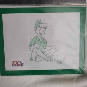 Original Disney sketches 100 yrs of magic. Stamped seal and signed by Dawn Hazen